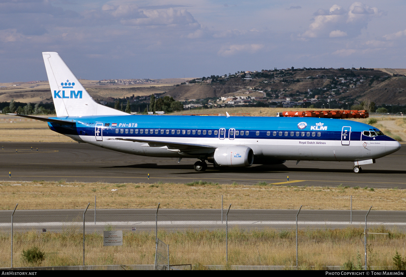 Aircraft Photo of PH-BTB | Boeing 737-406 | KLM - Royal Dutch Airlines | AirHistory.net #584814