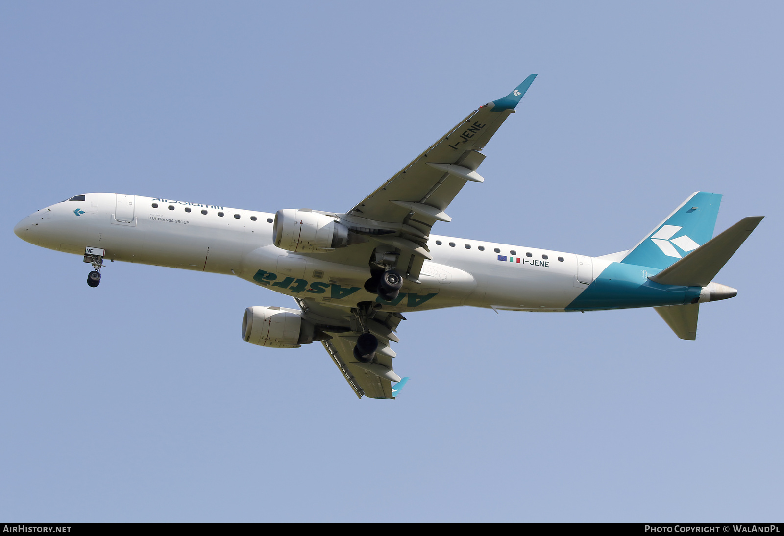 Aircraft Photo of I-JENE | Embraer 190LR (ERJ-190-100LR) | Air Dolomiti | AirHistory.net #584817