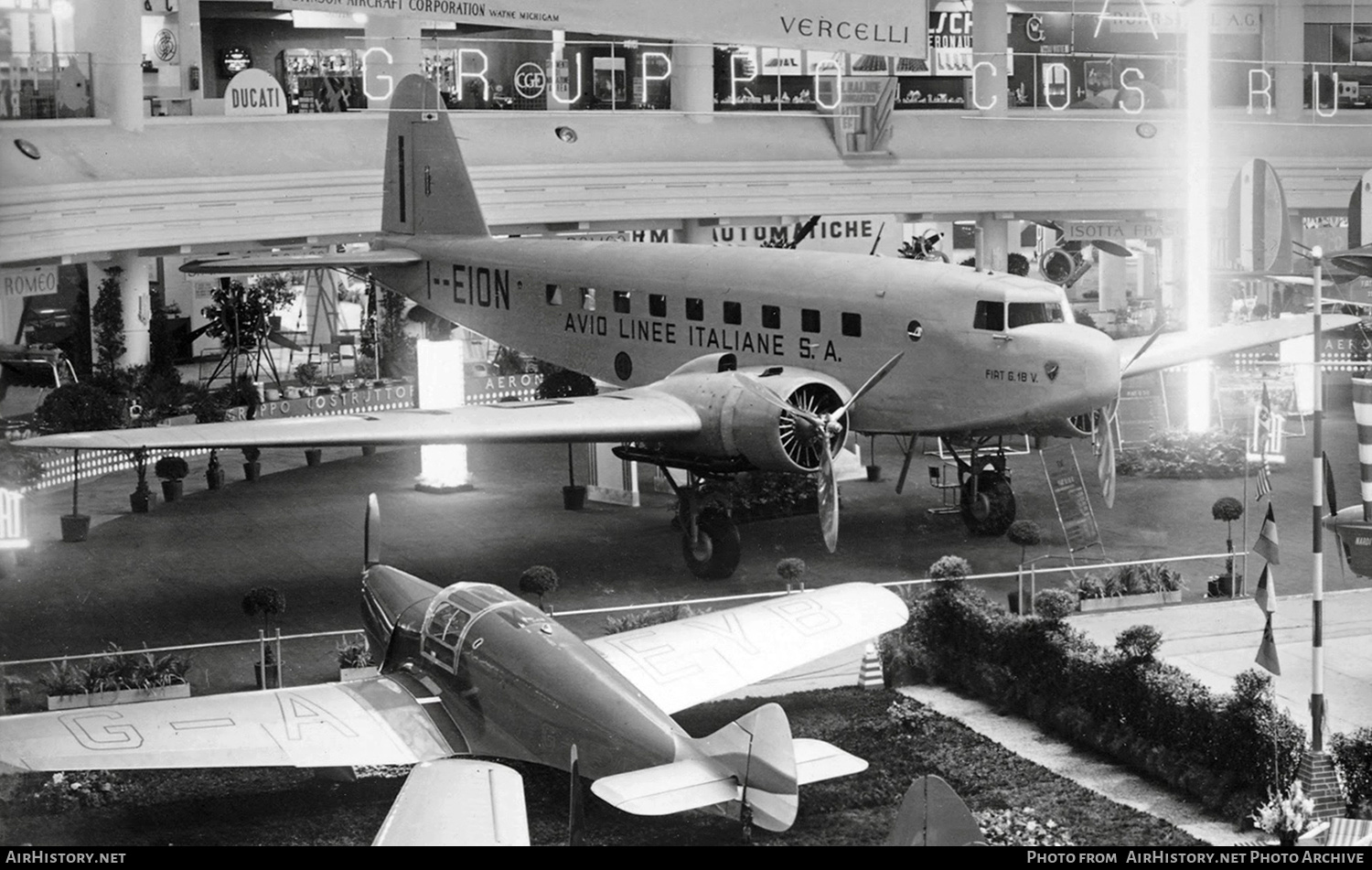 Aircraft Photo of I-EION | Fiat G.18V | ALI - Avio Linee Italiane | AirHistory.net #584827
