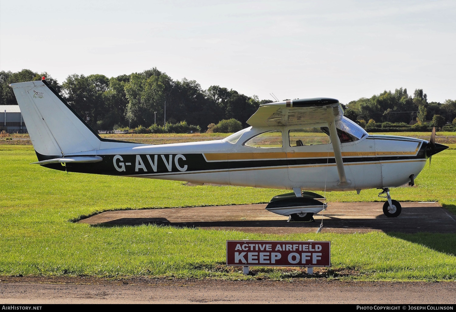 Aircraft Photo of G-AVVC | Reims F172H | AirHistory.net #584832