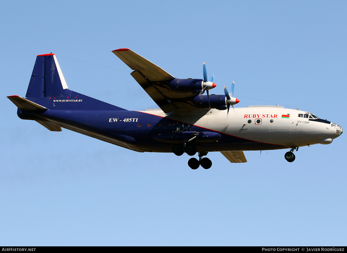 Aircraft Photo of EW-485TI | Antonov An-12B | Ruby Star Airways | AirHistory.net #584846