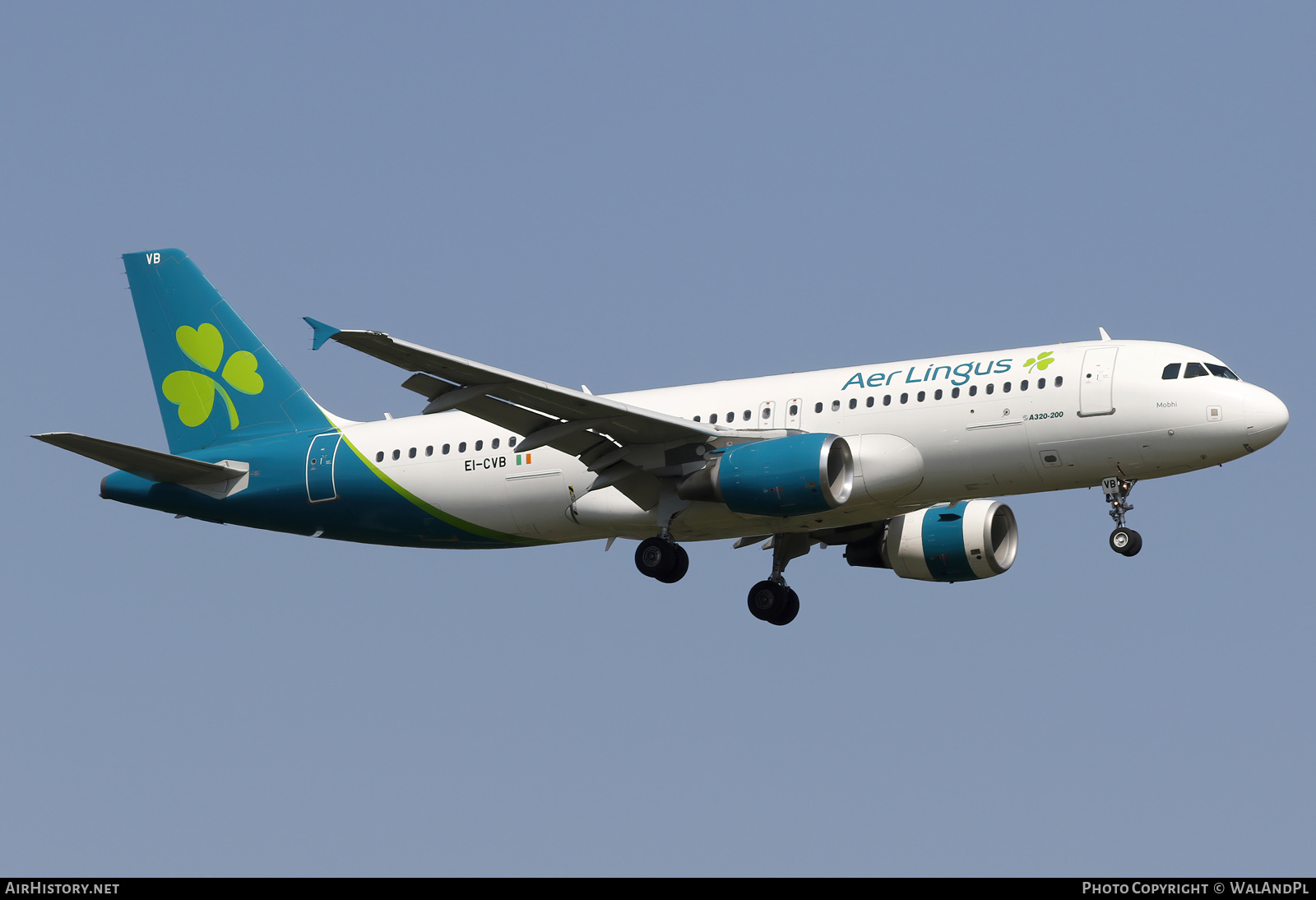 Aircraft Photo of EI-CVB | Airbus A320-214 | Aer Lingus | AirHistory.net #584859