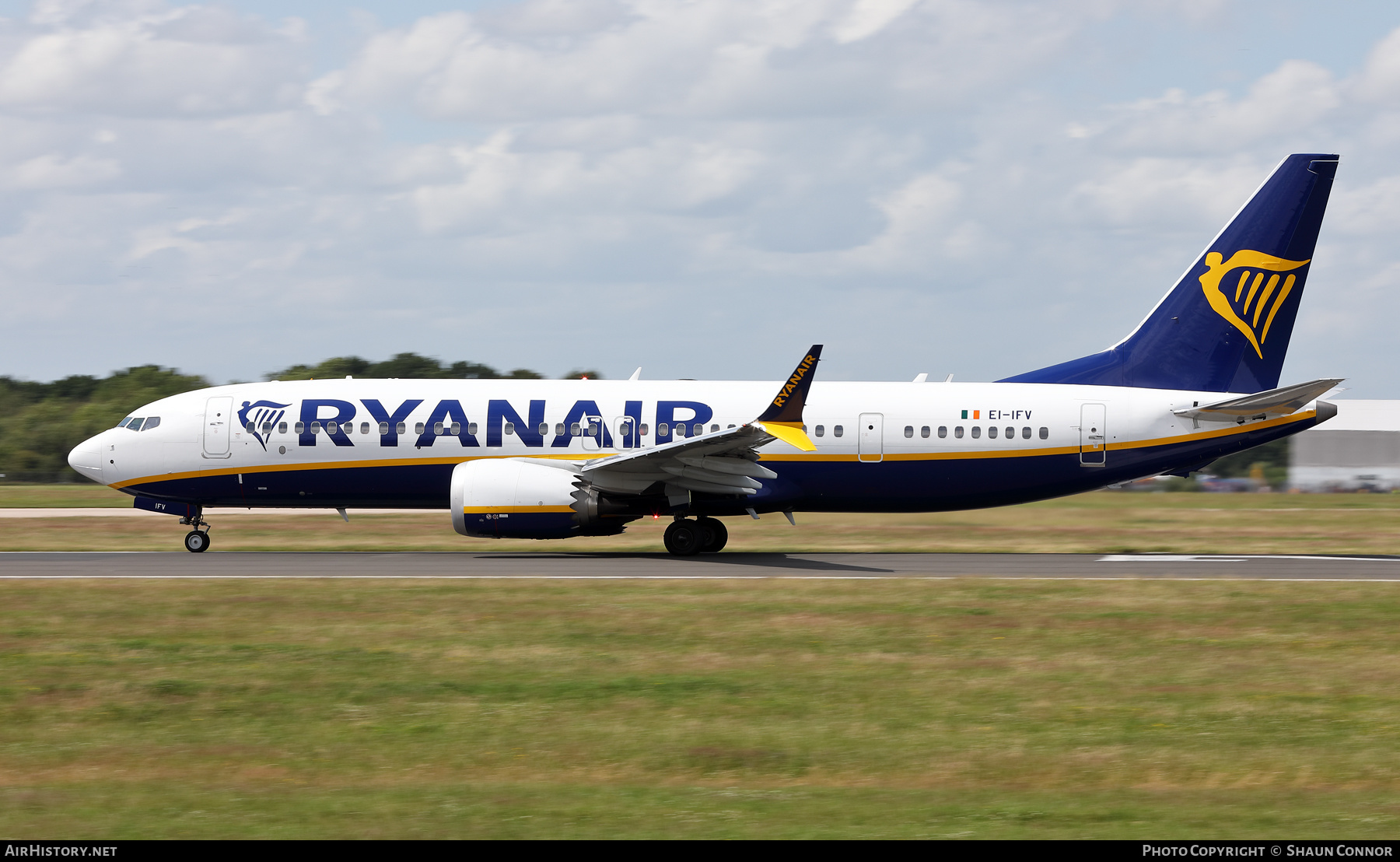 Aircraft Photo of EI-IFV | Boeing 737-8200 Max 200 | Ryanair | AirHistory.net #584874
