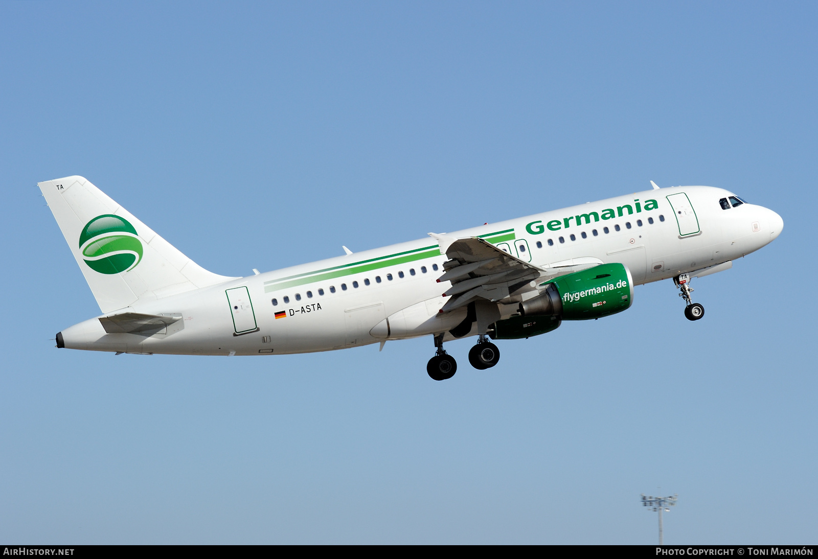Aircraft Photo of D-ASTA | Airbus A319-112 | Germania | AirHistory.net #584883