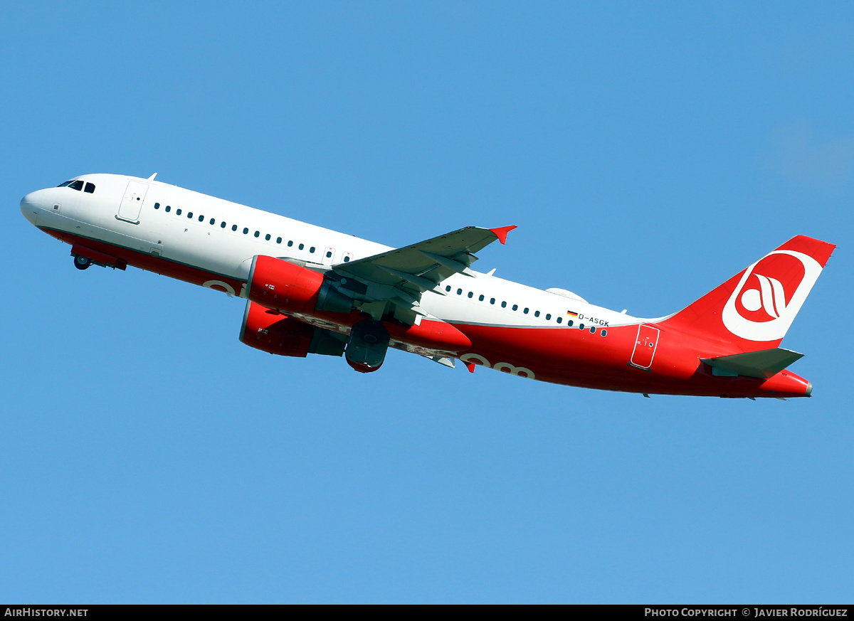 Aircraft Photo of D-ASGK | Airbus A320-214 | Air Berlin | AirHistory.net #584887