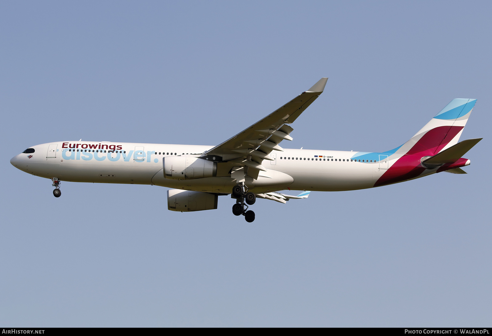Aircraft Photo of D-AIKF | Airbus A330-343 | Eurowings Discover | AirHistory.net #584889