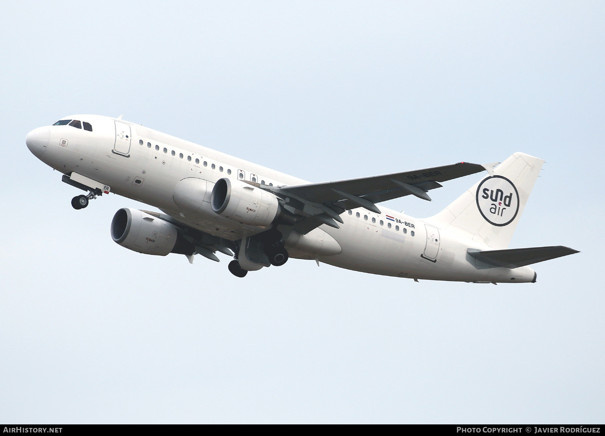 Aircraft Photo of 9A-BER | Airbus A319-112 | Sundair | AirHistory.net #584891