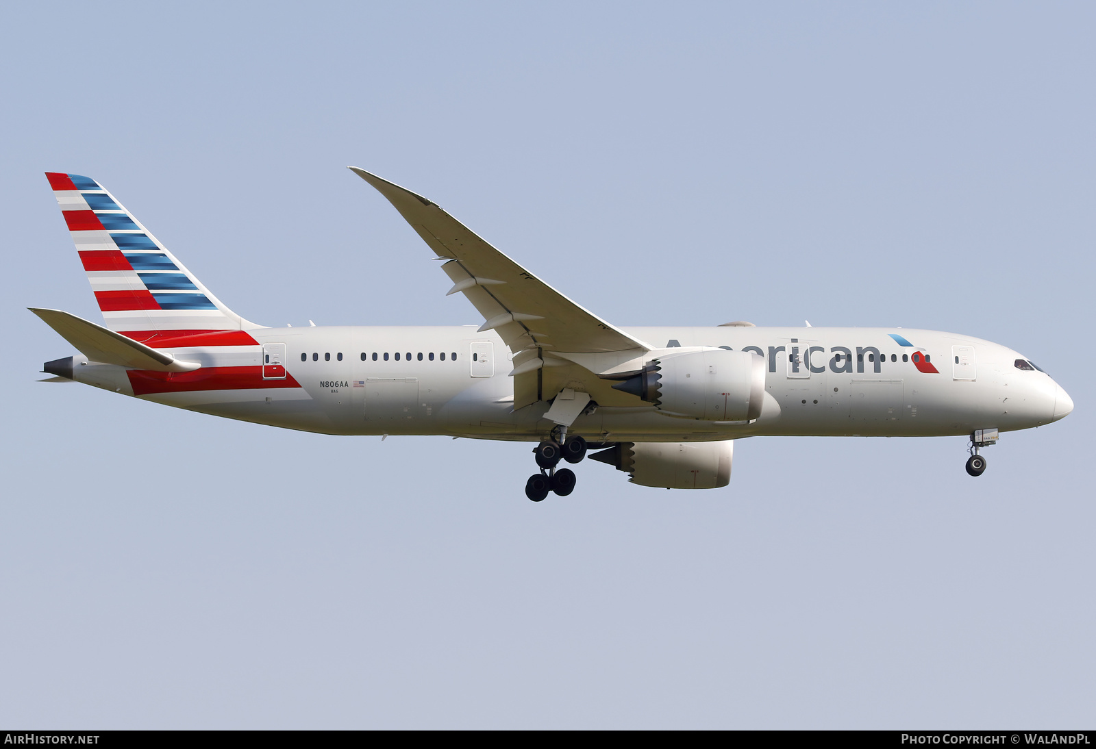 Aircraft Photo of N806AA | Boeing 787-8 Dreamliner | American Airlines | AirHistory.net #584892