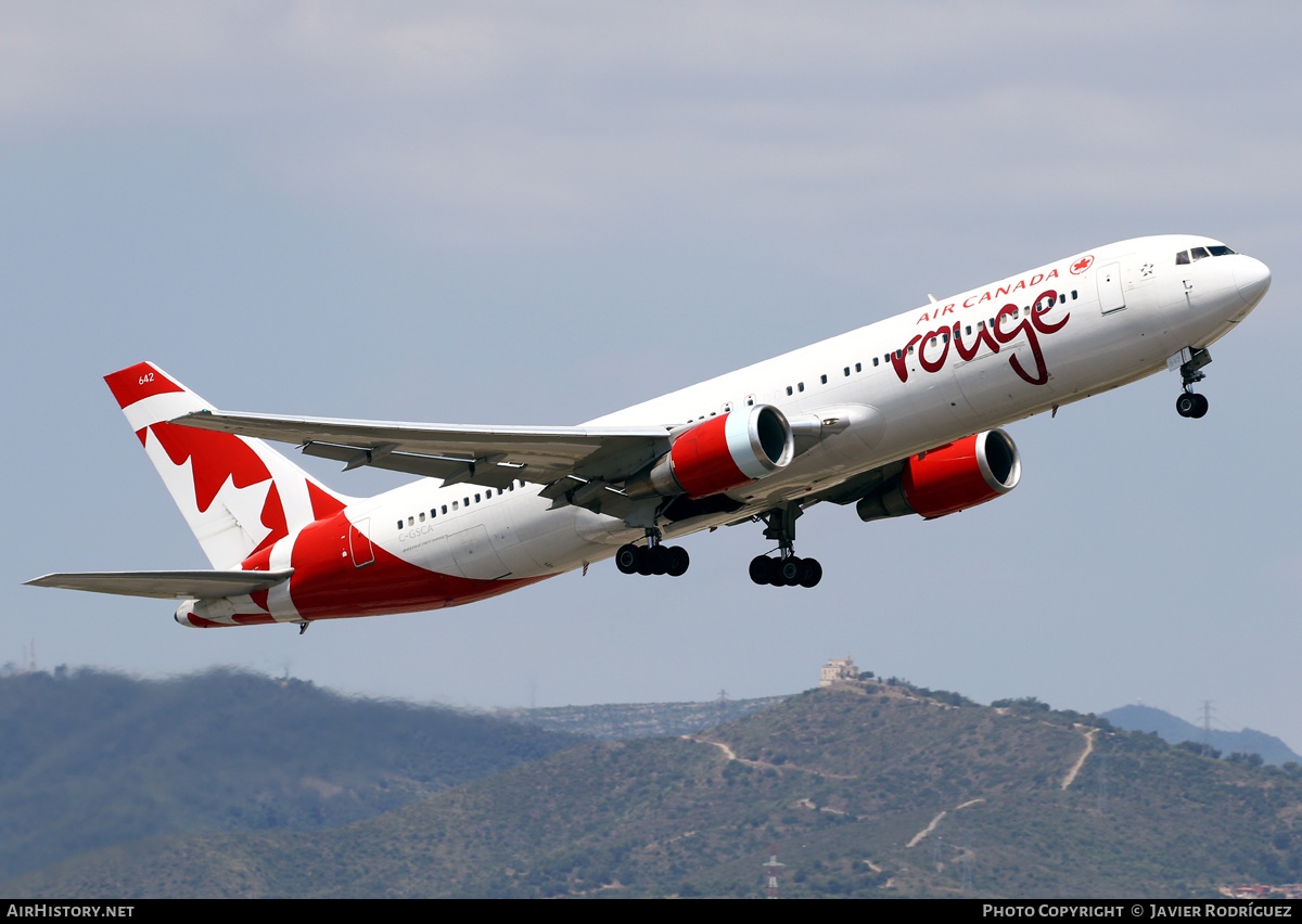 Aircraft Photo of C-GSCA | Boeing 767-375/ER | Air Canada Rouge | AirHistory.net #584903