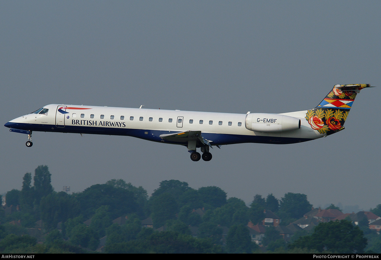 Aircraft Photo of G-EMBF | Embraer ERJ-145EU (EMB-145EU) | British Airways | AirHistory.net #584942