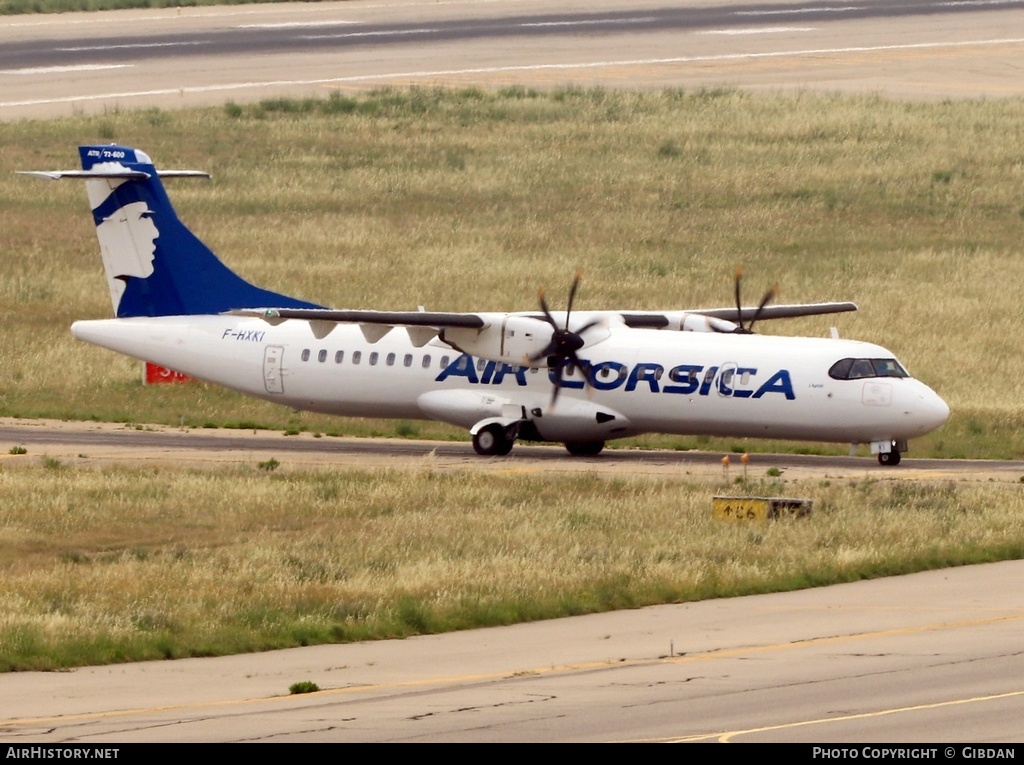Aircraft Photo of F-HXKI | ATR ATR-72-600 (ATR-72-212A) | Air Corsica | AirHistory.net #584965