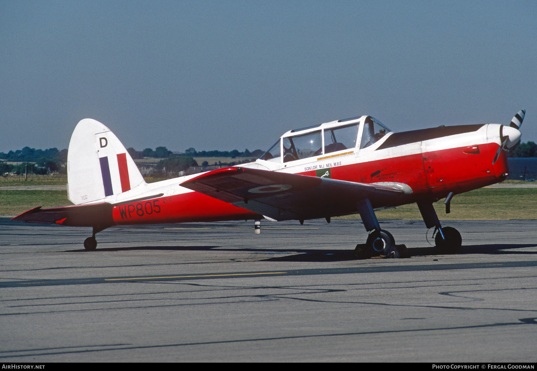 Aircraft Photo of WP805 | De Havilland DHC-1 Chipmunk T10 | UK - Air Force | AirHistory.net #584971