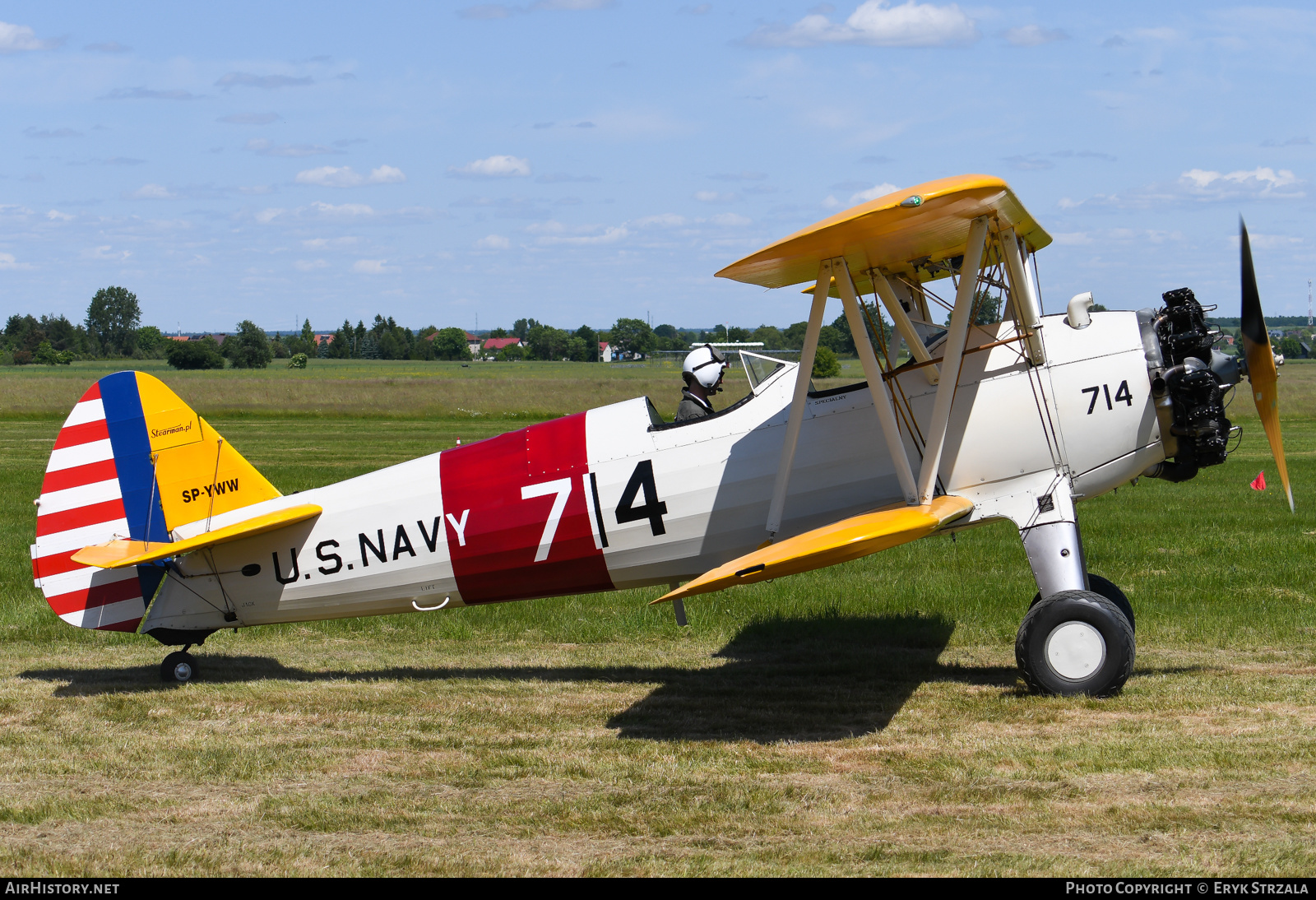Aircraft Photo of SP-YWW / 714 | Boeing N2S-3 Kaydet (B75N1) | USA - Navy | AirHistory.net #585031