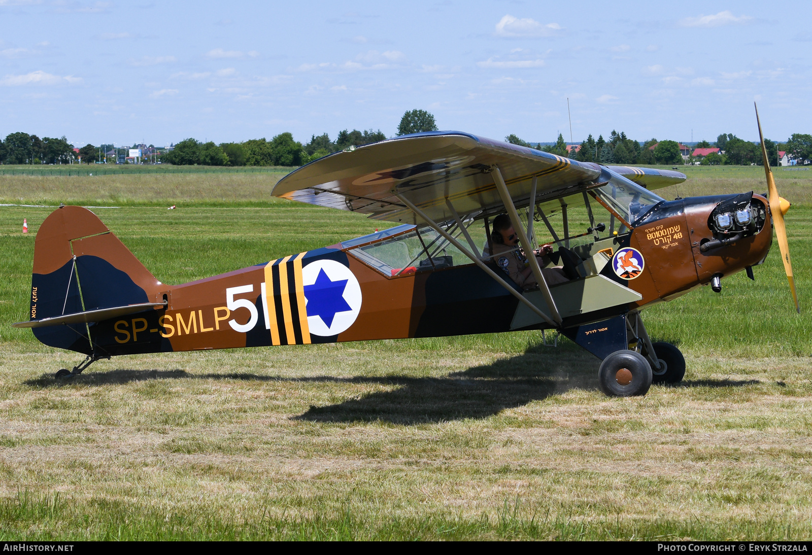 Aircraft Photo of SP-SMLP / 51 | Piper J-4E Cub Coupe | Israel - Air Force | AirHistory.net #585058