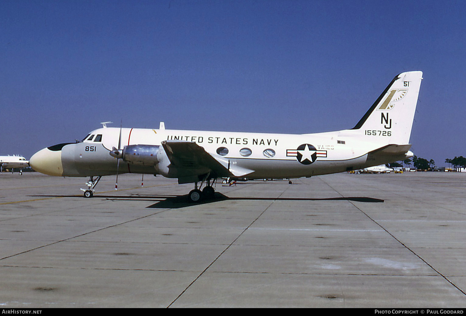 Aircraft Photo of 155726 | Grumman TC-4C Academe (G-159) | USA - Navy | AirHistory.net #585072