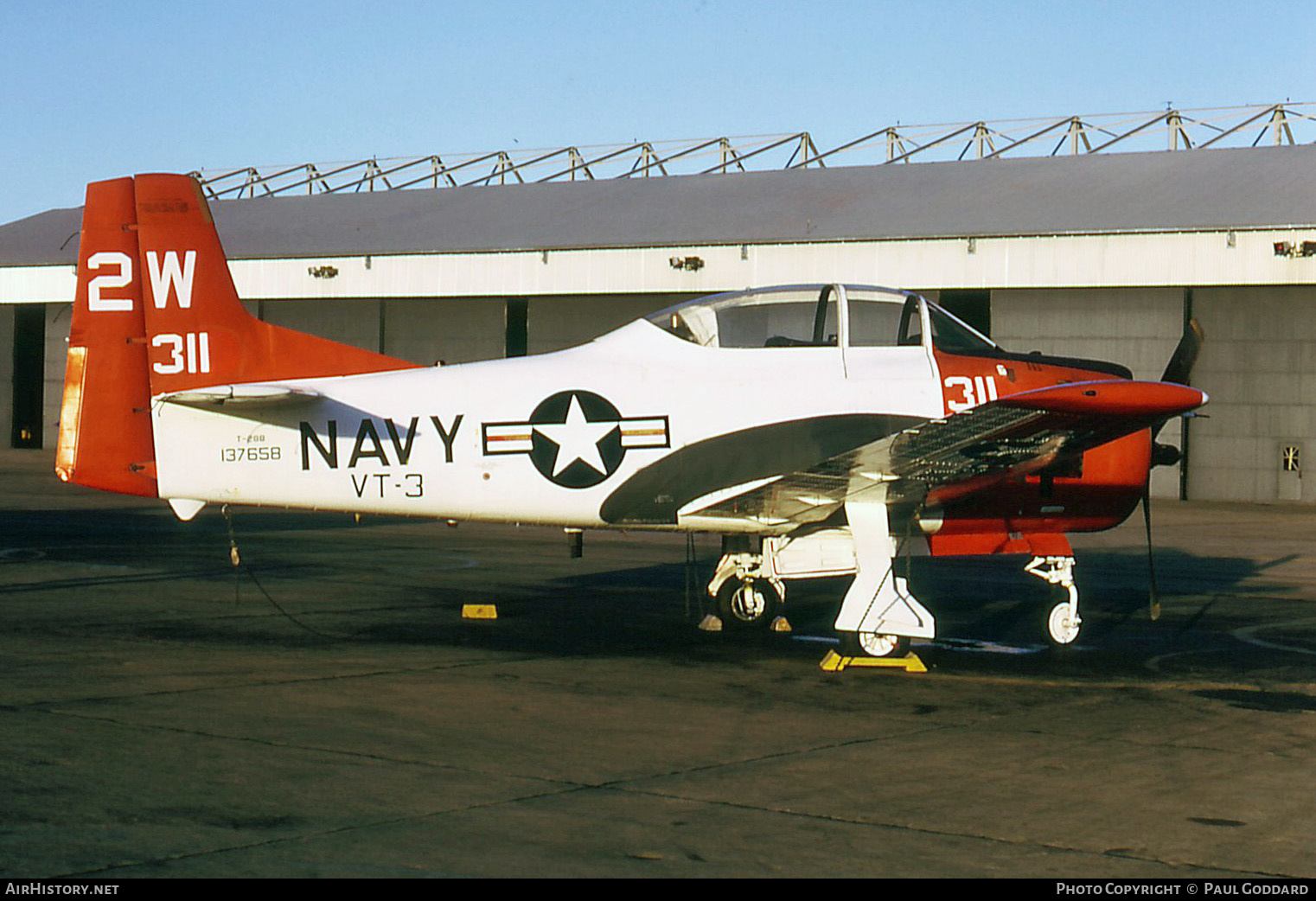 Aircraft Photo of 137658 | North American T-28B Trojan | USA - Navy | AirHistory.net #585092