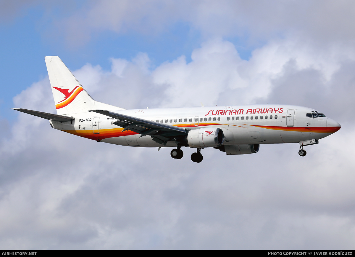 Aircraft Photo of PZ-TCQ | Boeing 737-3Q8 | Surinam Airways | AirHistory.net #585096