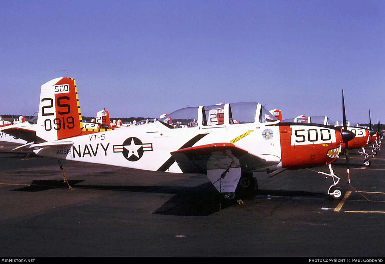 Aircraft Photo of 140919 / 0919 | Beech T-34B Mentor | USA - Navy | AirHistory.net #585098