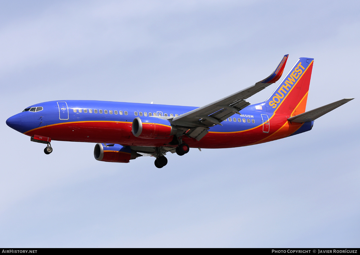 Aircraft Photo of N615SW | Boeing 737-3H4 | Southwest Airlines | AirHistory.net #585101
