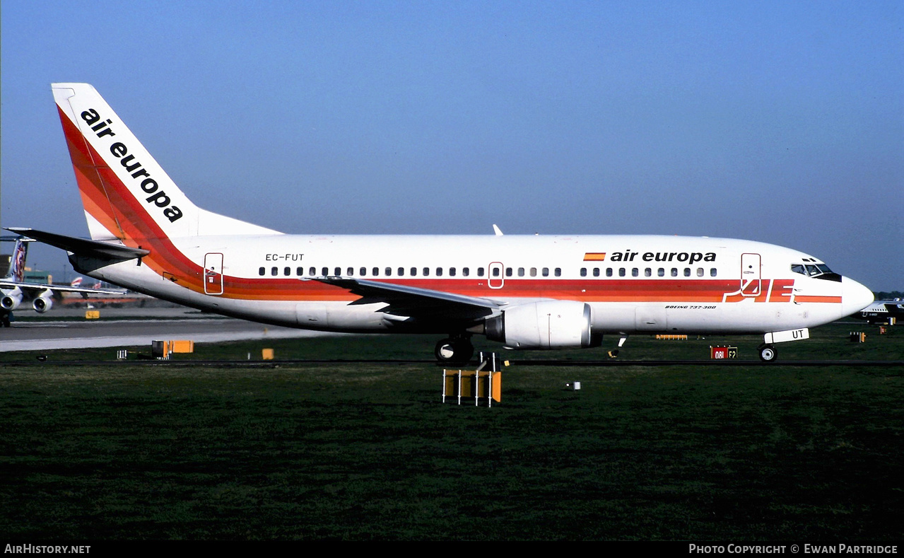 Aircraft Photo of EC-FUT | Boeing 737-3Q8 | Air Europa | AirHistory.net #585119