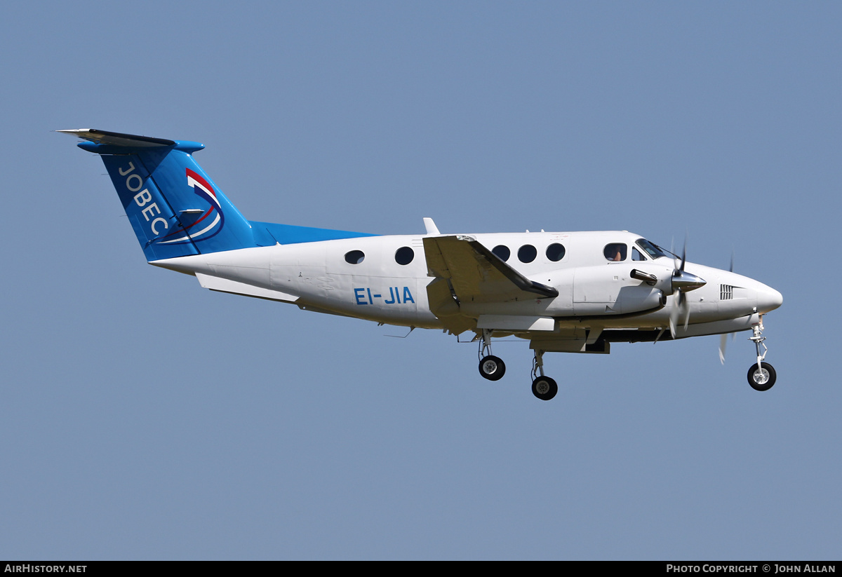 Aircraft Photo of EI-JIA | Beech 200 Super King Air | Jobec Aviation | AirHistory.net #585125