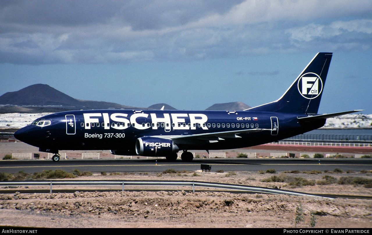 Aircraft Photo of OK-FIT | Boeing 737-36N | Fischer Air | AirHistory.net #585131