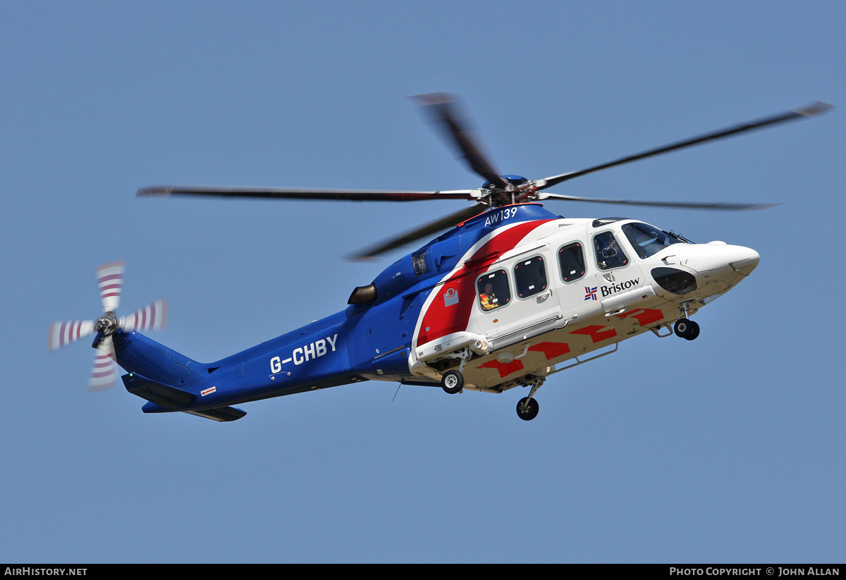 Aircraft Photo of G-CHBY | AgustaWestland AW-139 | Bristow Helicopters | AirHistory.net #585140