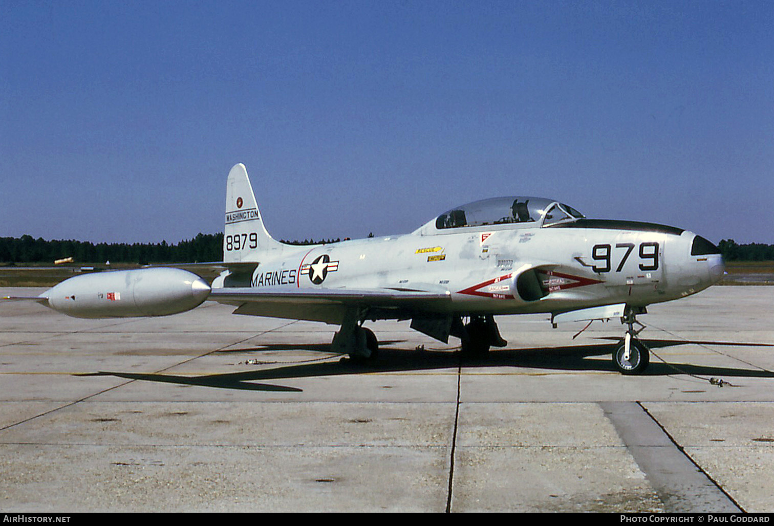 Aircraft Photo of 138979 / 8979 | Lockheed T-33B | USA - Marines | AirHistory.net #585145