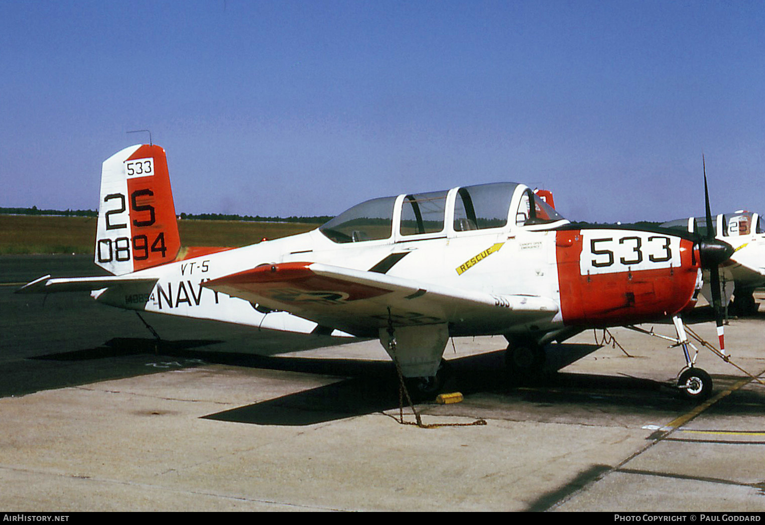 Aircraft Photo of 140894 / 0894 | Beech T-34B Mentor | USA - Navy | AirHistory.net #585153