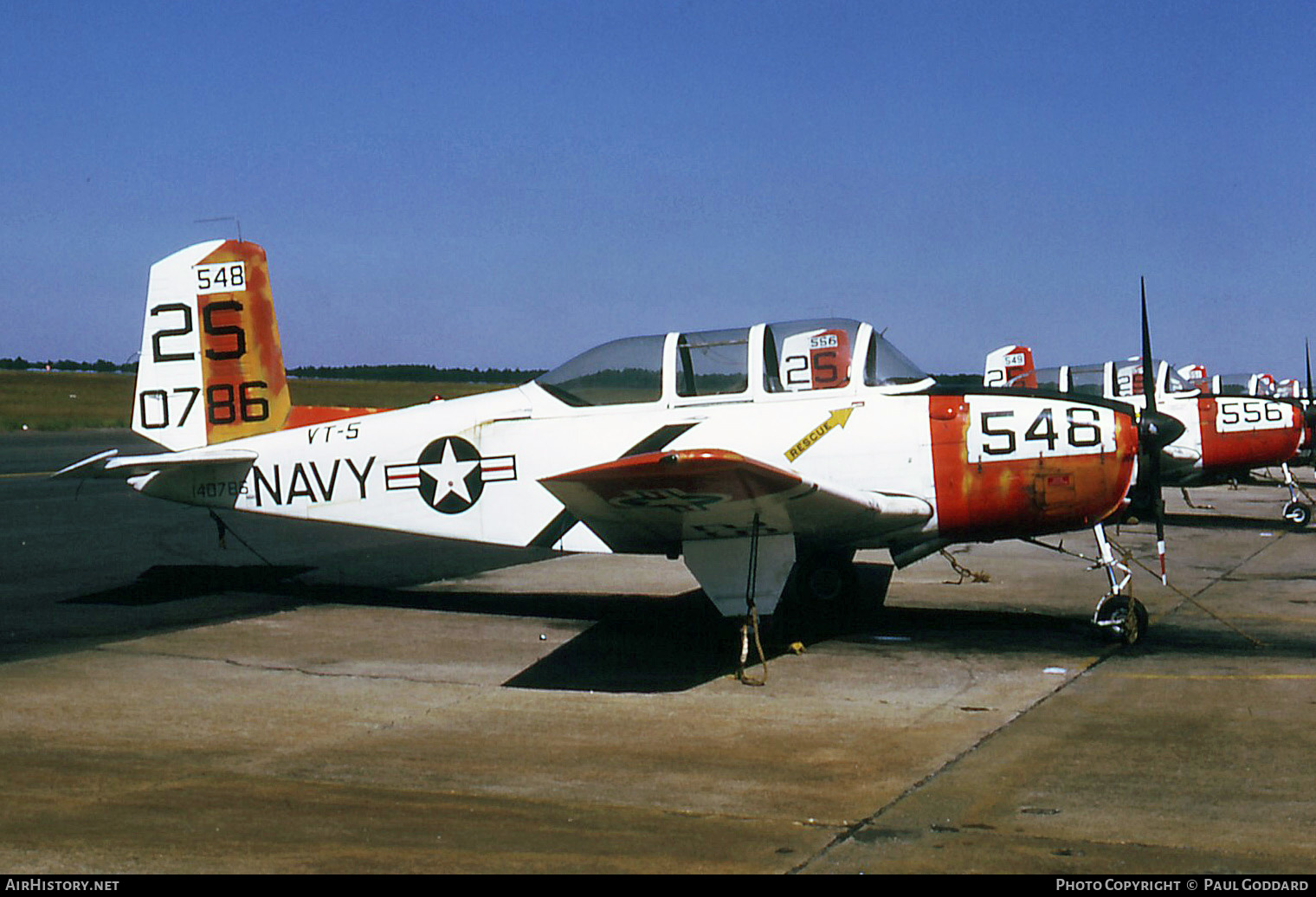 Aircraft Photo of 140786 / 0786 | Beech T-34B Mentor (D45) | USA - Navy | AirHistory.net #585159