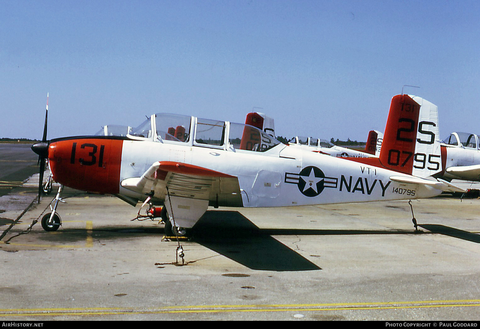 Aircraft Photo of 140795 / 0795 | Beech T-34B Mentor (D45) | USA - Navy | AirHistory.net #585165