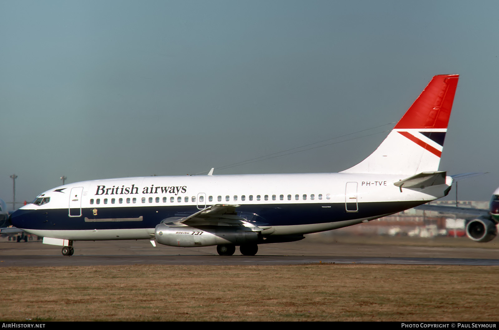 Aircraft Photo of PH-TVE | Boeing 737-2K2C/Adv | British Airways | AirHistory.net #585195