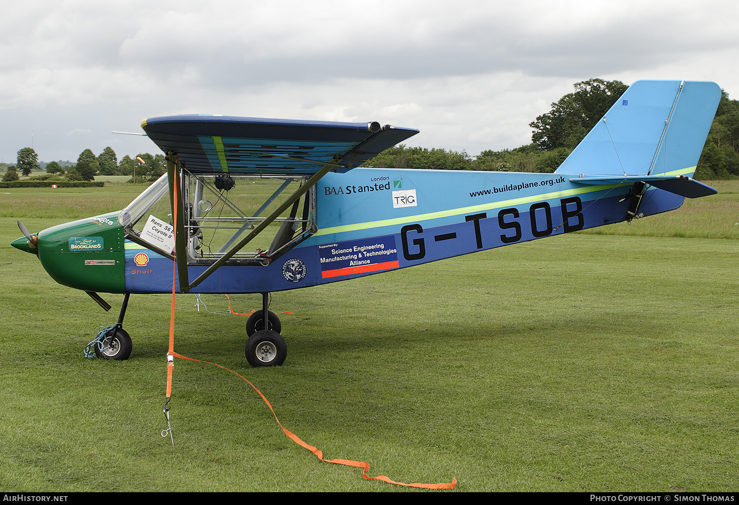 Aircraft Photo of G-TSOB | Rans S-6ES/TR Coyote II | AirHistory.net #585209