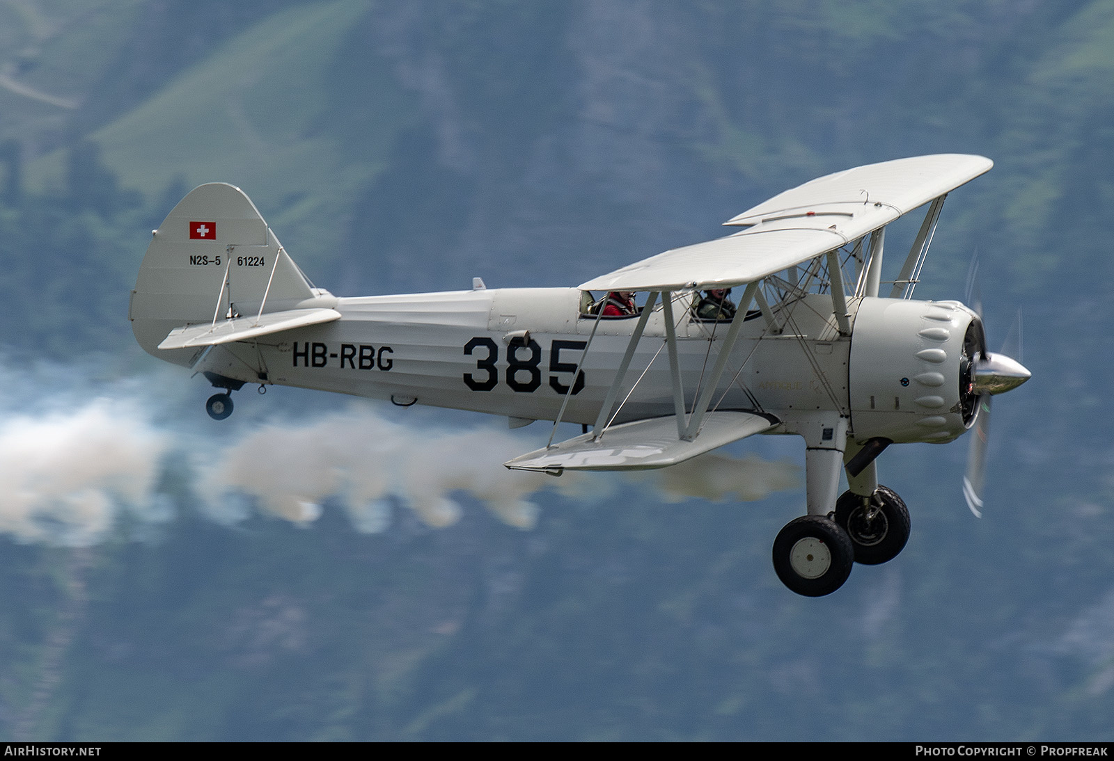 Aircraft Photo of HB-RBG / 61224 | Boeing N2S-5 Kaydet (E75) | FFA Museum - Fliegermuseum Fahrzeugmuseum Altenrhein | USA - Navy | AirHistory.net #585224