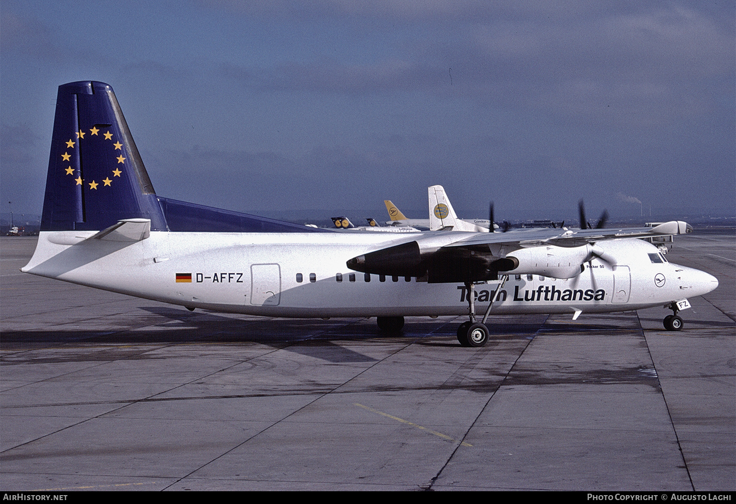 Aircraft Photo of D-AFFZ | Fokker 50 | Team Lufthansa | AirHistory.net #585234