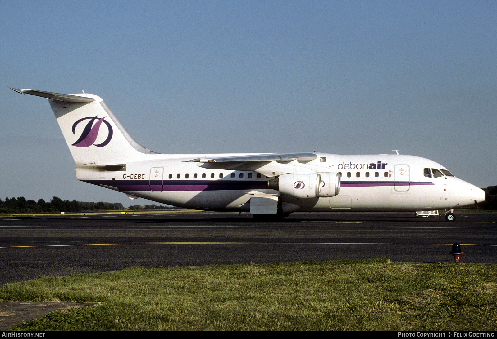 Aircraft Photo of G-DEBC | British Aerospace BAe-146-200 | Debonair Airways | AirHistory.net #585240