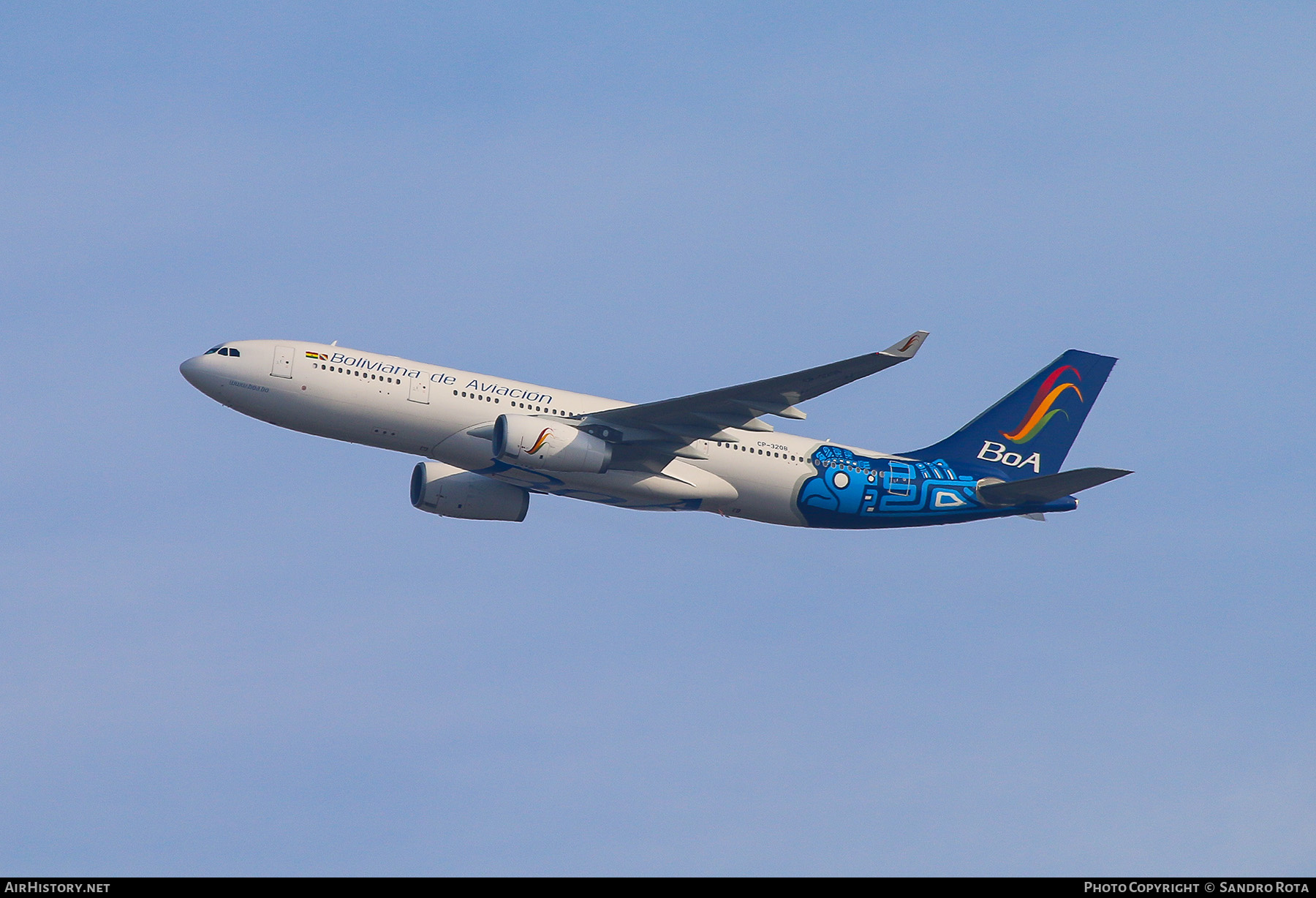 Aircraft Photo of CP-3208 | Airbus A330-243 | Boliviana de Aviación - BoA | AirHistory.net #585269