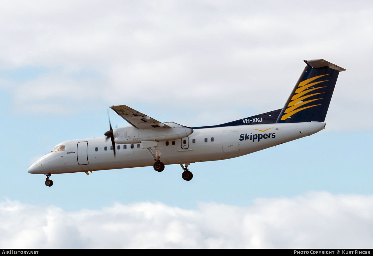 Aircraft Photo of VH-XKJ | Bombardier DHC-8-315Q Dash 8 | Skippers Aviation | AirHistory.net #585281