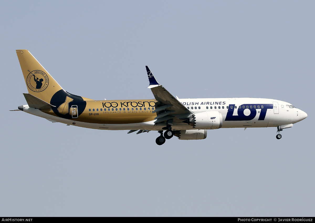 Aircraft Photo of SP-LVK | Boeing 737-8 Max 8 | LOT Polish Airlines - Polskie Linie Lotnicze | AirHistory.net #585313