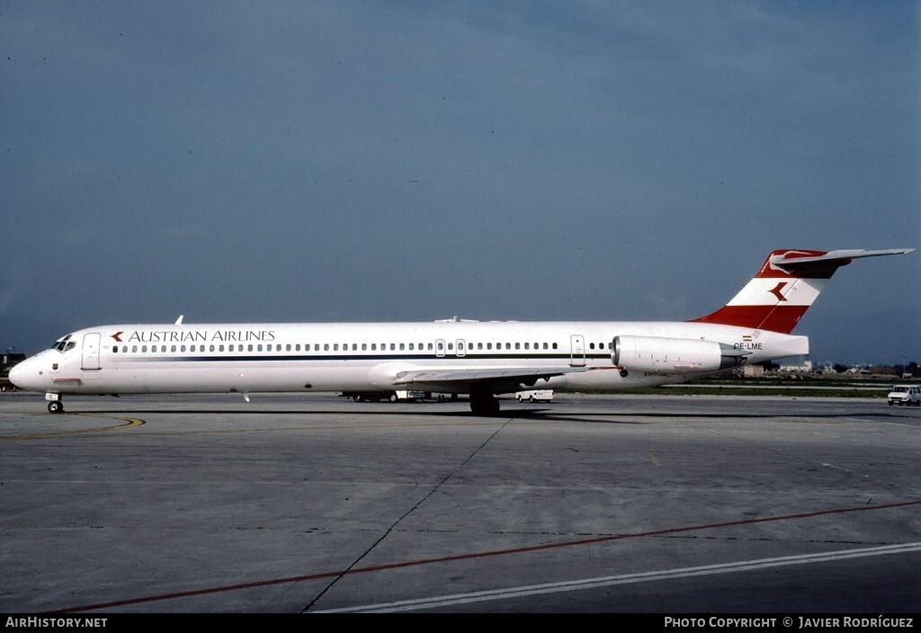 Aircraft Photo of OE-LME | McDonnell Douglas MD-83 (DC-9-83) | Austrian Airlines | AirHistory.net #585320
