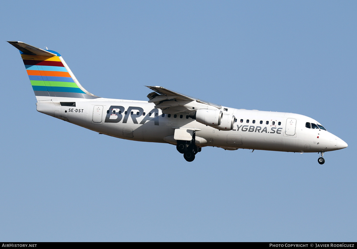Aircraft Photo of SE-DST | British Aerospace Avro 146-RJ100 | BRA - Braathens Regional Airlines | AirHistory.net #585323