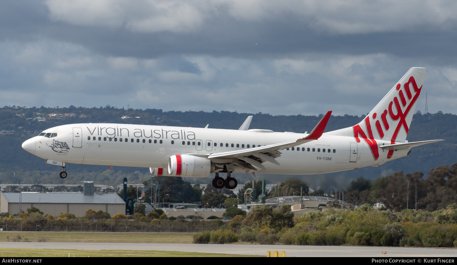 Aircraft Photo of VH-YQM | Boeing 737-8FE | Virgin Australia Airlines | AirHistory.net #585339