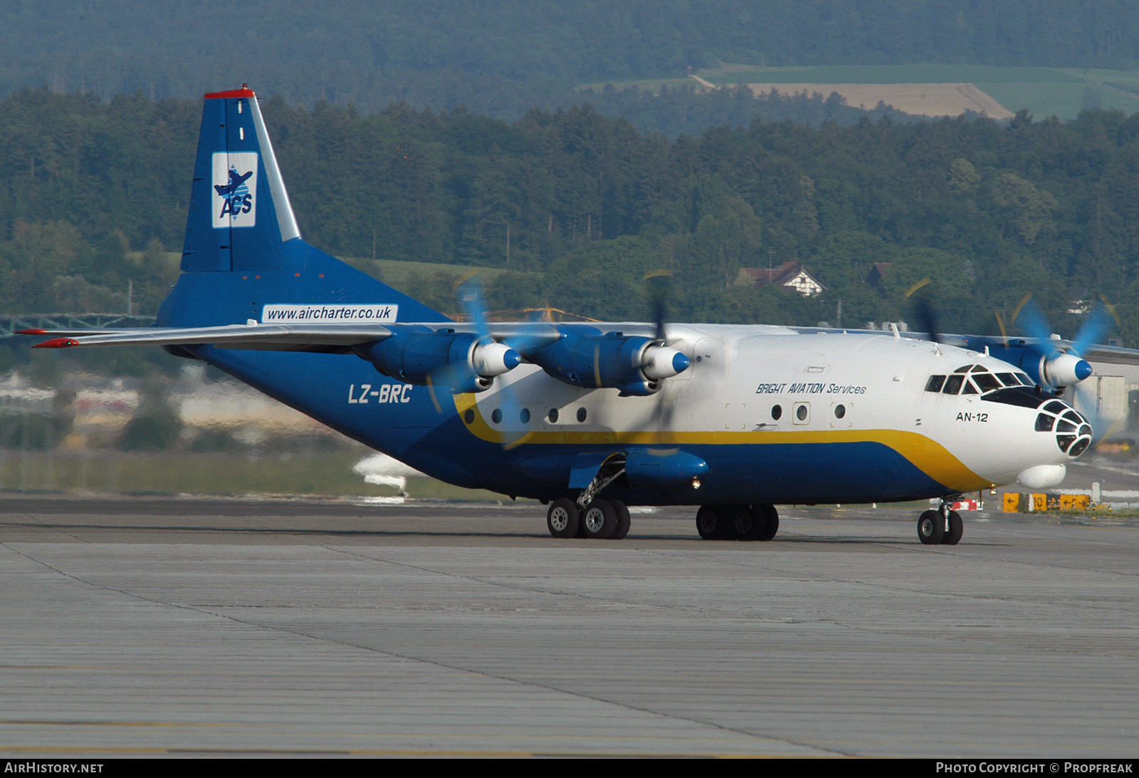 Aircraft Photo of LZ-BRC | Antonov An-12BP | Bright Aviation Services | AirHistory.net #585342