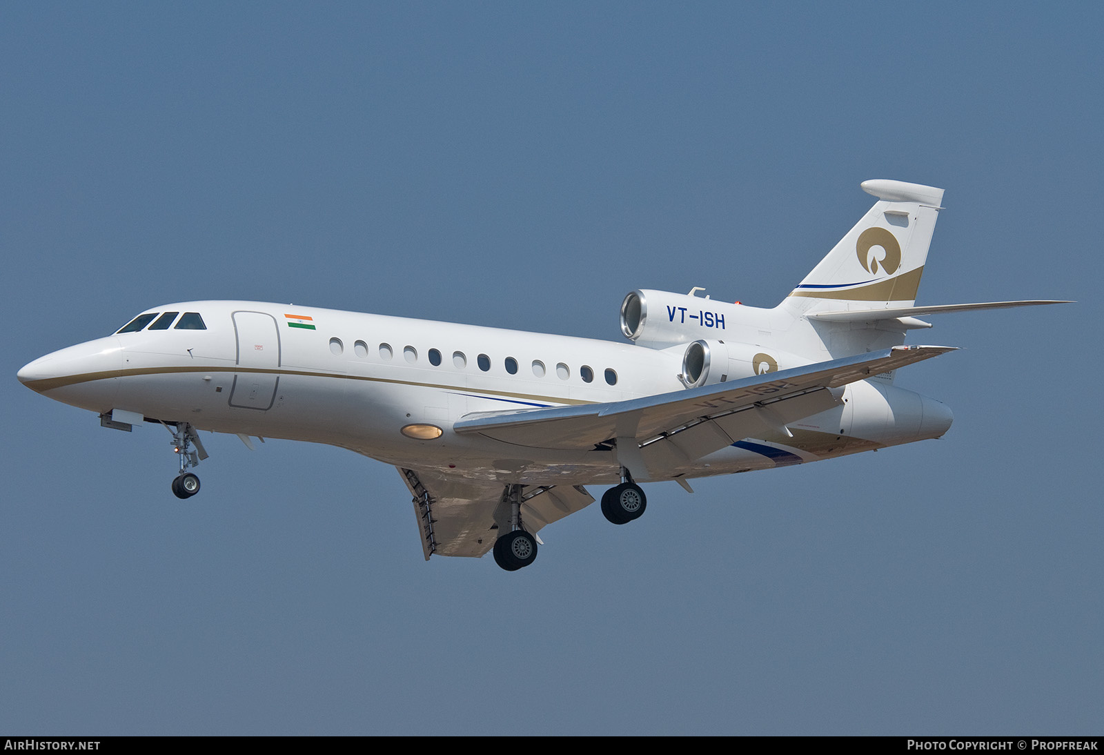 Aircraft Photo of VT-ISH | Dassault Falcon 900EX | AirHistory.net #585345