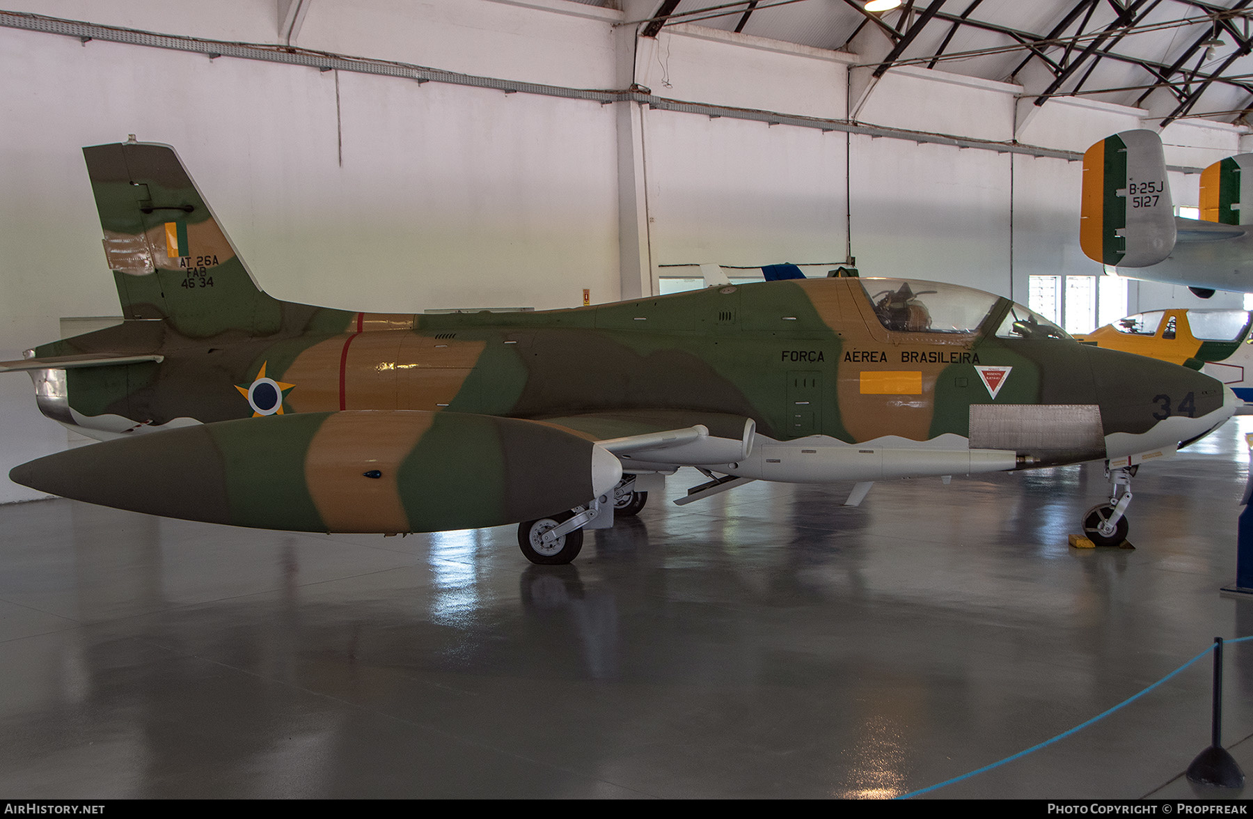 Aircraft Photo of 4634 | Atlas AT-26A Xavante | Brazil - Air Force | AirHistory.net #585351