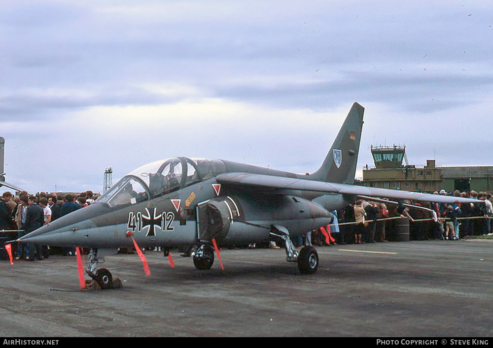 Aircraft Photo of 4112 | Dassault-Dornier Alpha Jet A | Germany - Air Force | AirHistory.net #585364