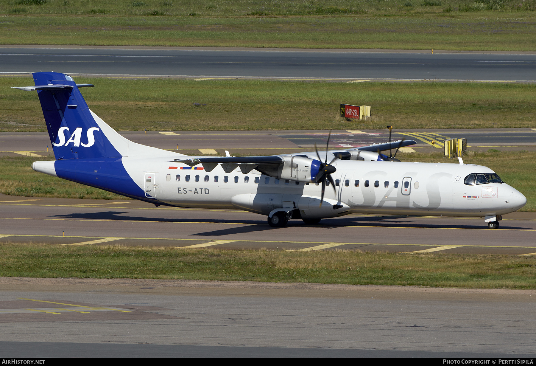 Aircraft Photo of ES-ATD | ATR ATR-72-600 (ATR-72-212A) | Scandinavian Airlines - SAS | AirHistory.net #585374