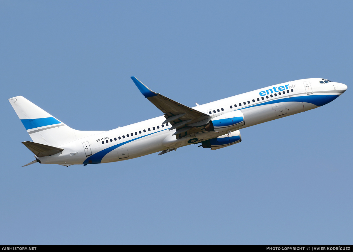 Aircraft Photo of SP-ENN | Boeing 737-8CX | Enter Air | AirHistory.net #585378