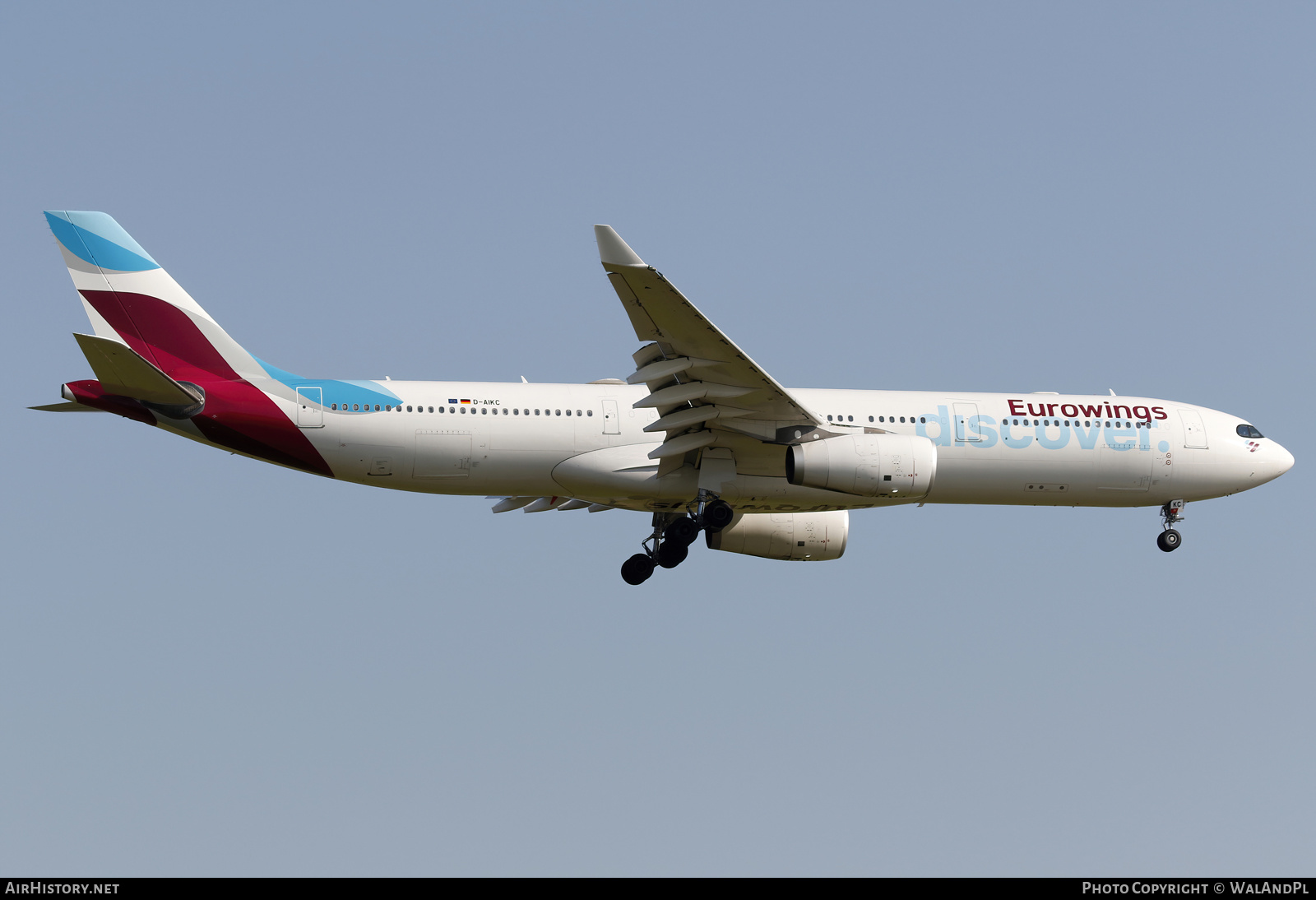 Aircraft Photo of D-AIKC | Airbus A330-343 | Eurowings Discover | AirHistory.net #585395