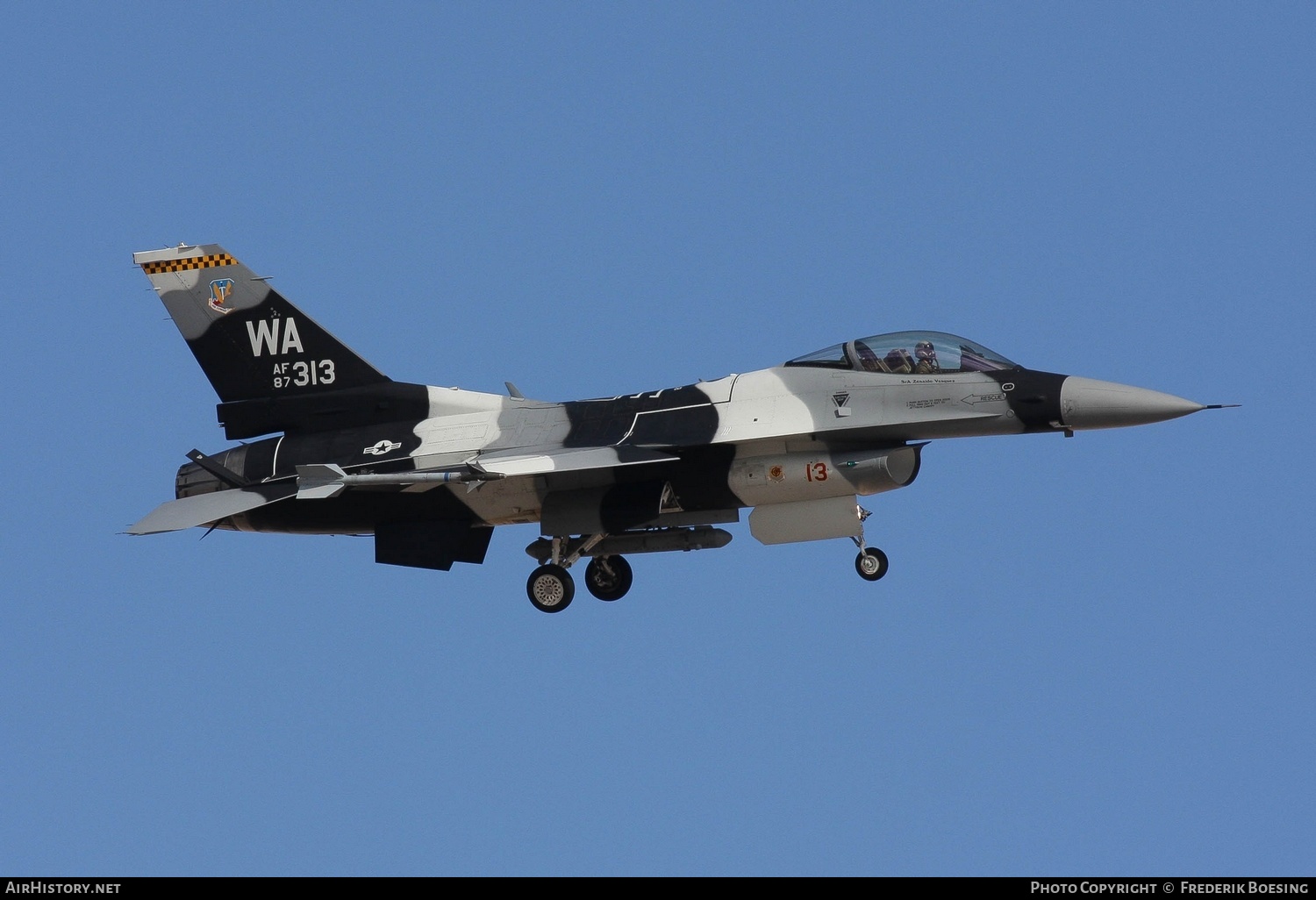 Aircraft Photo of 87-0313 / AF87-313 | General Dynamics F-16C Fighting Falcon | USA - Air Force | AirHistory.net #585396